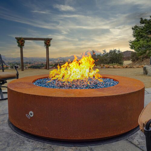 Unity 24 Tall Fire Pit The Outdoor Plus, Tall Propane Fire Pit