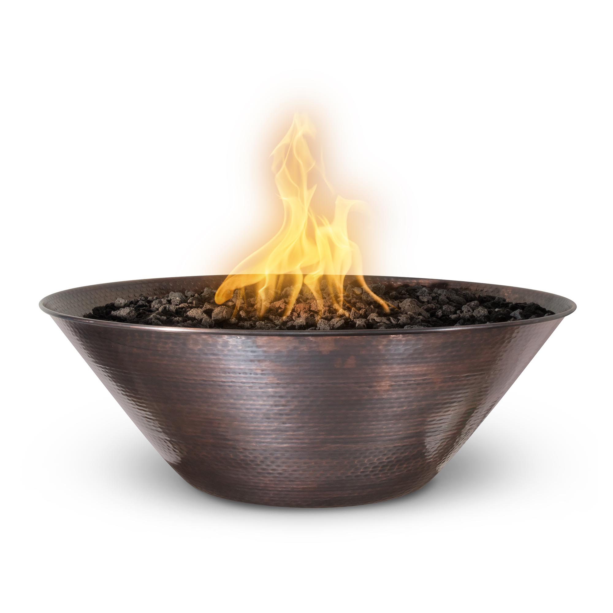 Remi Hammered Patina Copper Fire Bowl