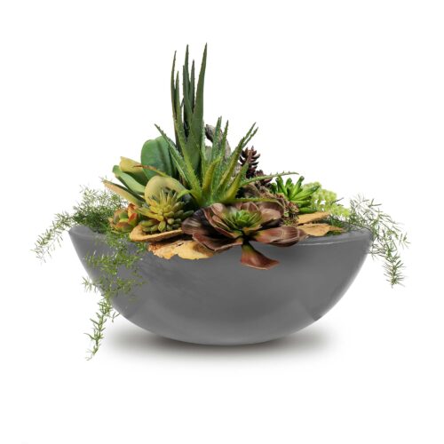 Sedona GFRC Planter Bowl - Natural Gray