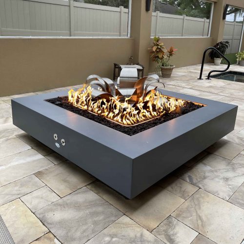 Cabo Square Fire Pit The Outdoor Plus, Fire Pit Disclaimer