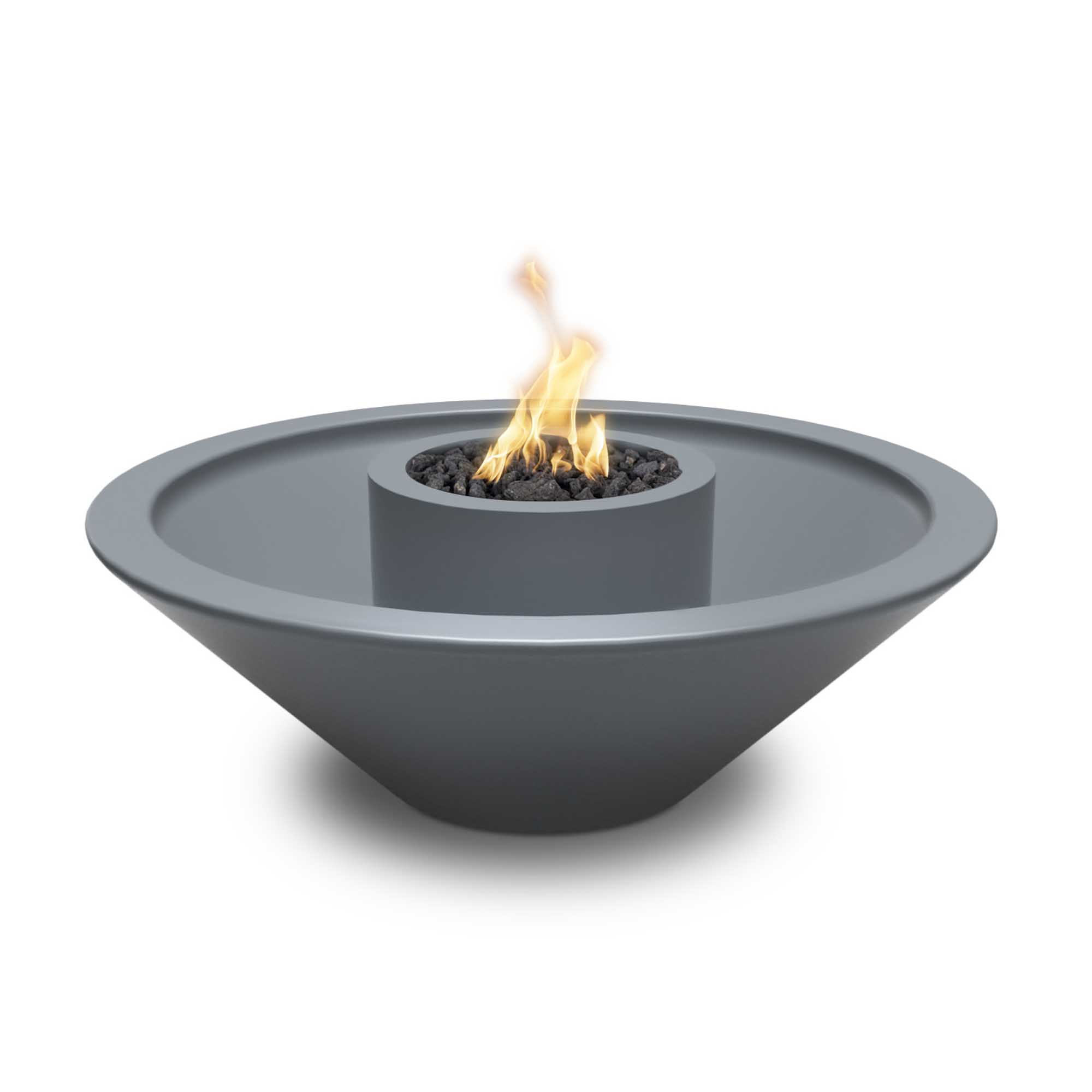 360 Cazo Concrete Fire & Water Bowl - Gray