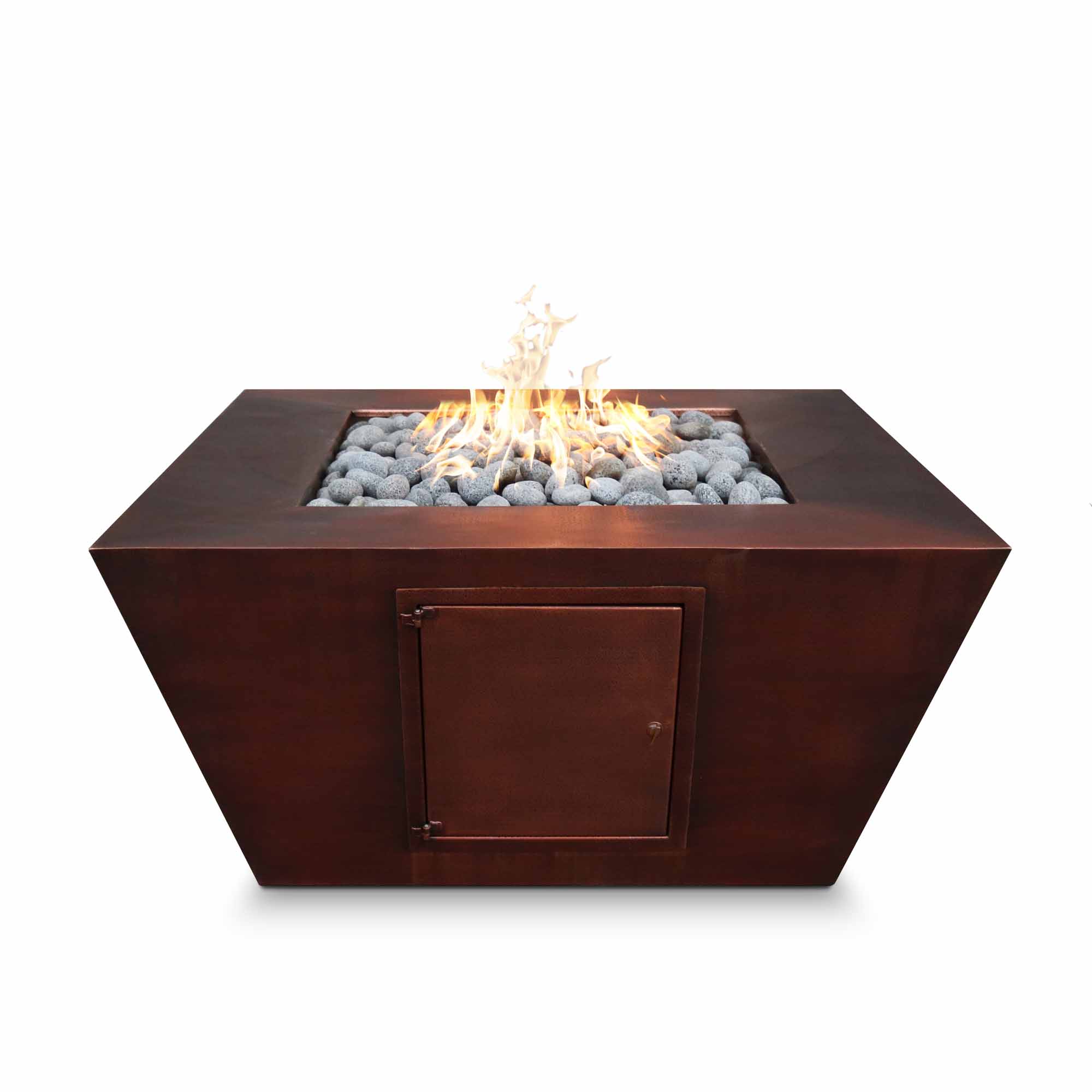 Redan Copper Fire Pit The Outdoor Plus, Hammered Copper Fire Pit Table