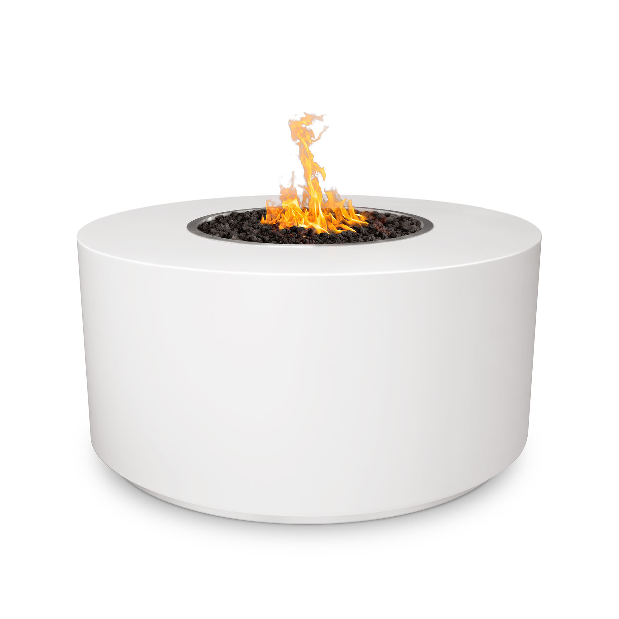 Beverly Fire Pit 42 inch - Powder Coat White