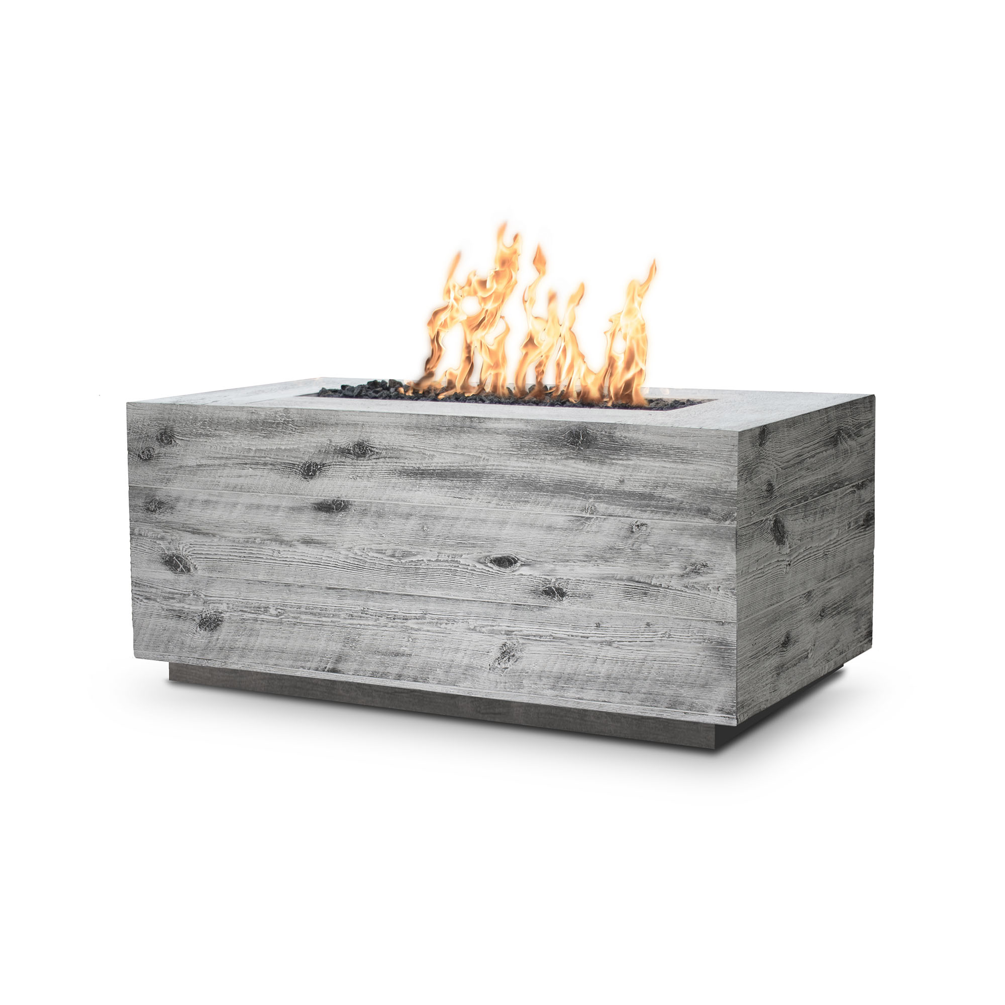 Catalina Fire Pit - Wood Grain - Ivory