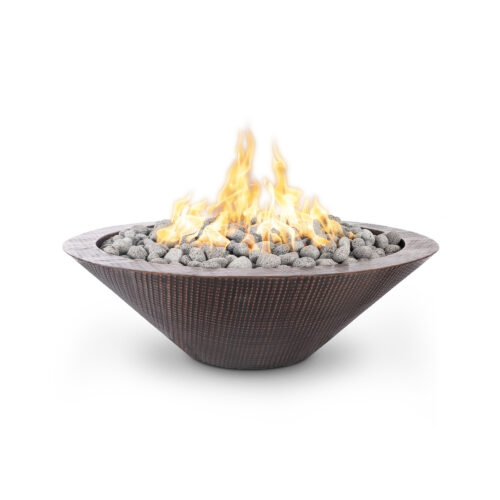 Cazo Fire Pit - No Ledge - Hammered Copper