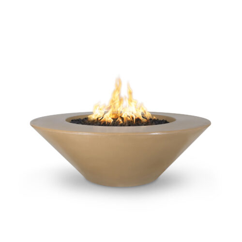 Cazo GFRC Fire Pit - with Ledge - Brown