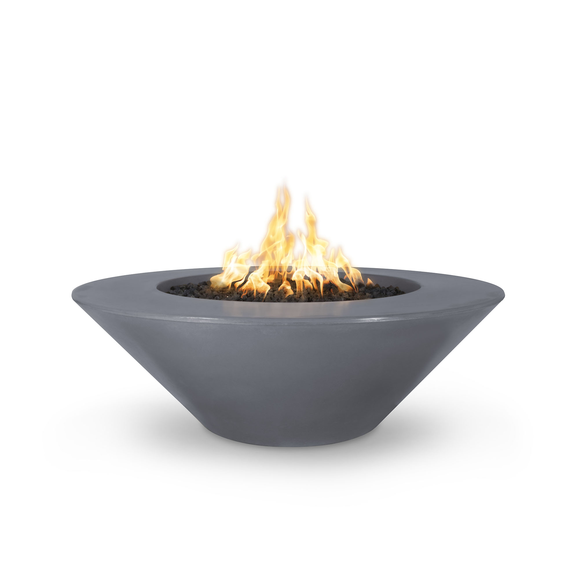 Cazo GFRC Fire Pit - with Ledge - Gray
