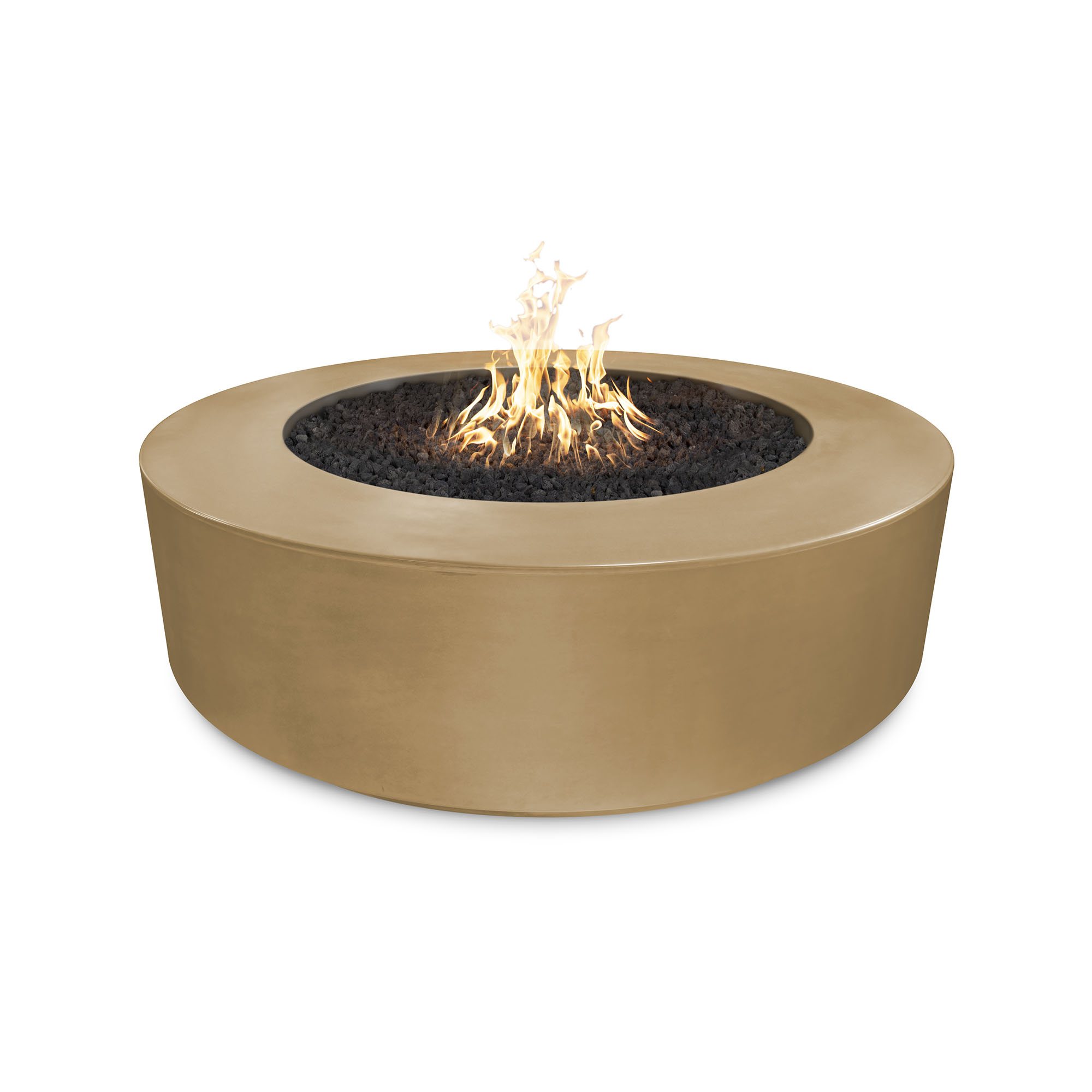 Florence GFRC Fire Pit - 72 inch - Brown