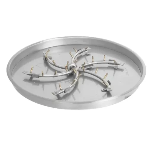 Round Drop In Pan & Triple S Bullet Burner