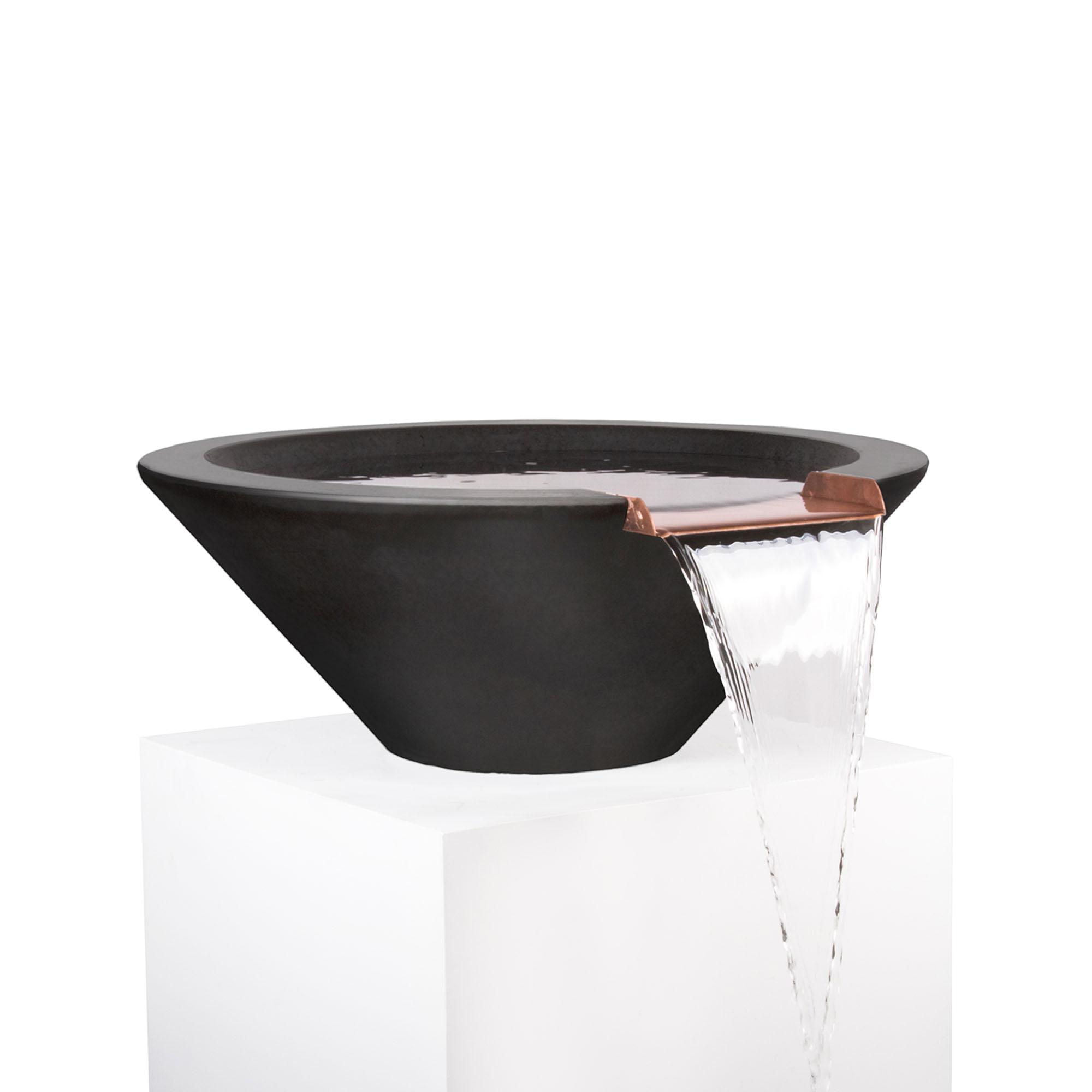 Cazo Concrete Water Bowl - Black
