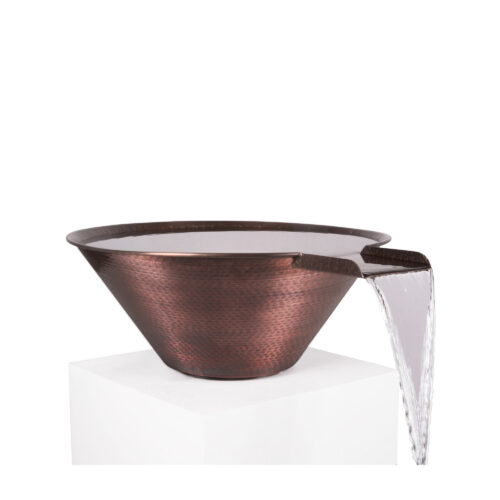 Cazo Water Bowl - Hammered Copper