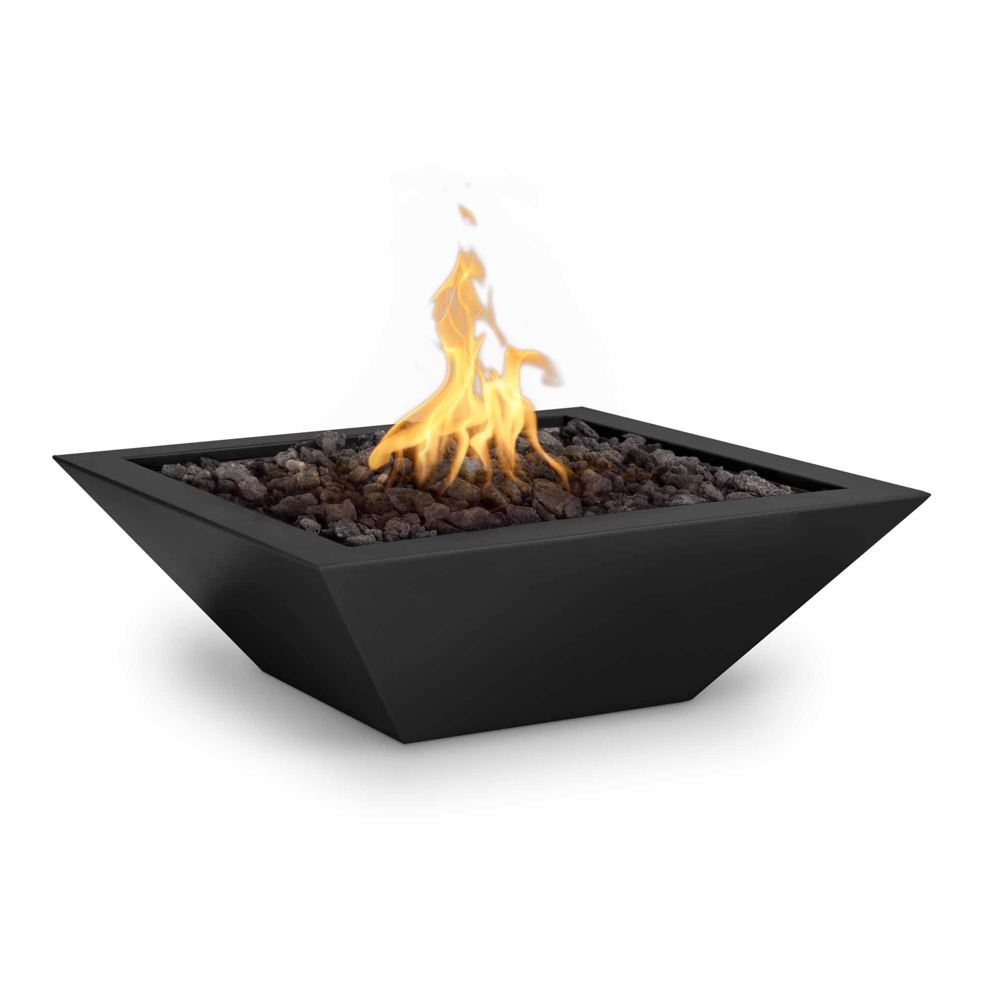 Maya Powder Coated Fire Bowl - Black