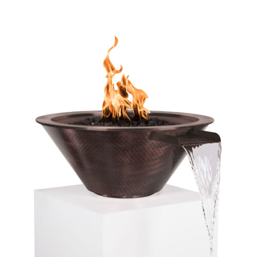 Cazo Patina Copper Fire Water Bowl