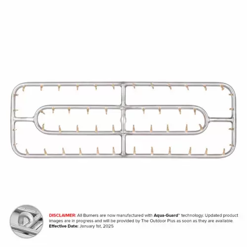 Double Rectangle Stainless Bullet Burner
