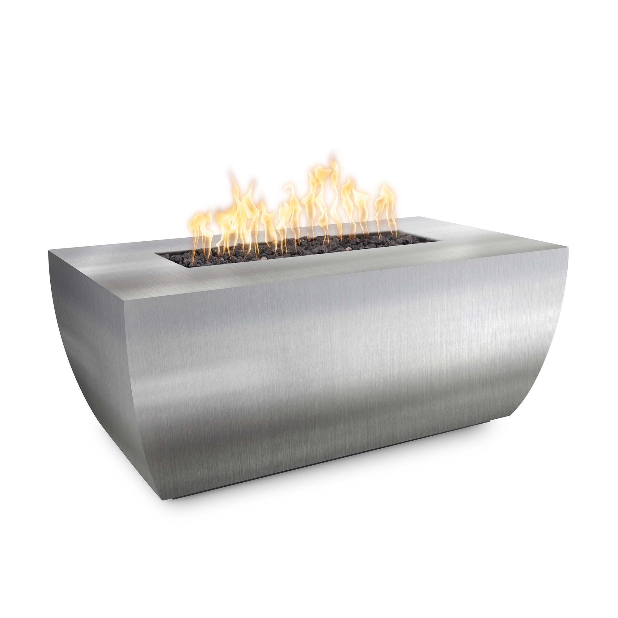 Avalon Linear Fire Pit 24H - Stainless Steel