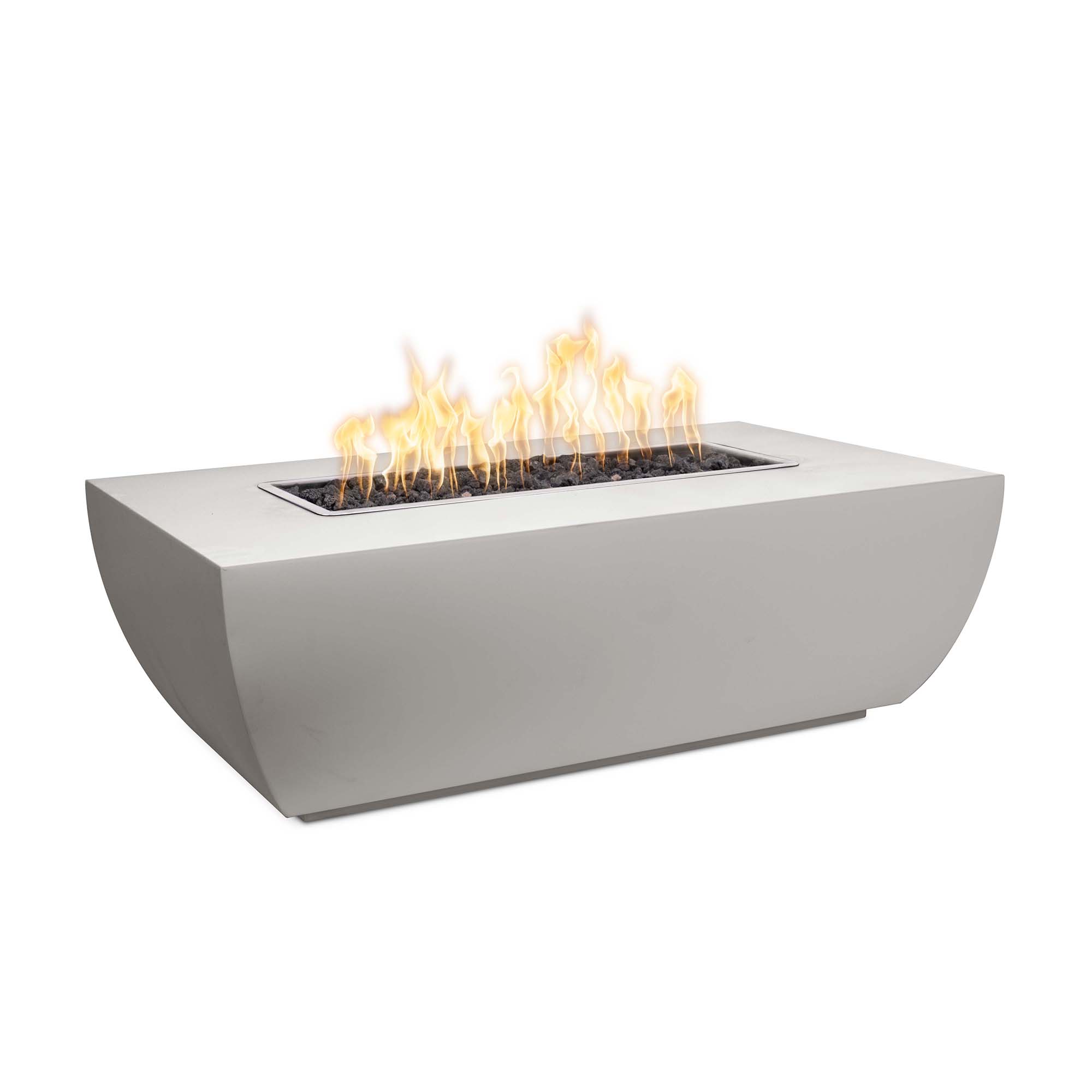 Avalon Linear Fire Pit - Powder Coated 15H - Pewter