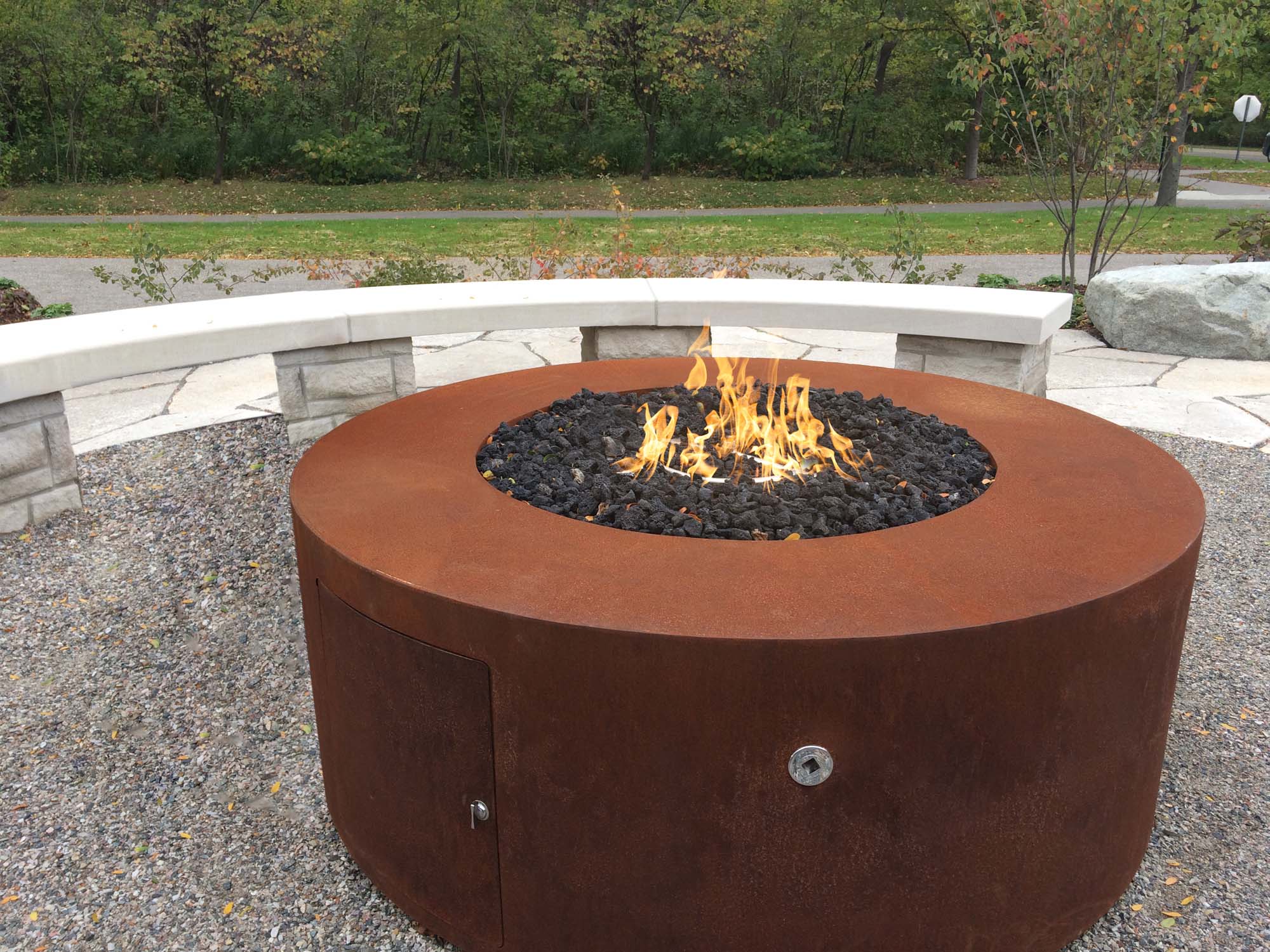 metal fire pit