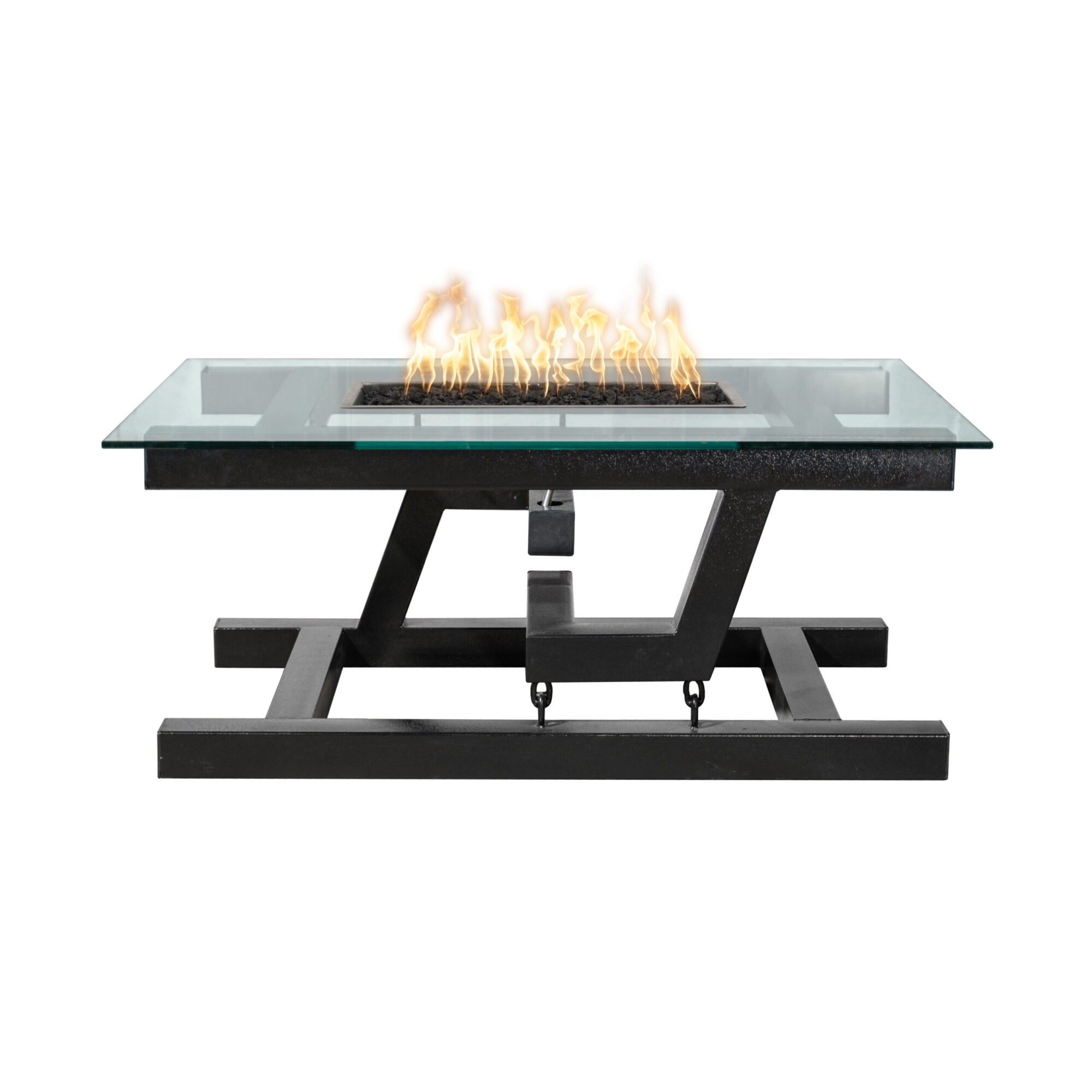 Newton Glass Table Top Fire Pit