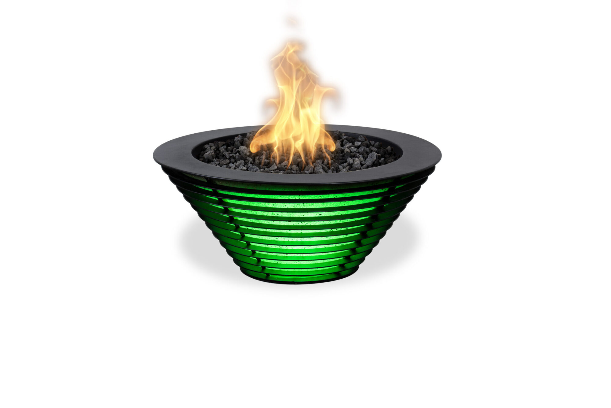 Lighthouse Series Mayport LED Fire Bowl - Green
