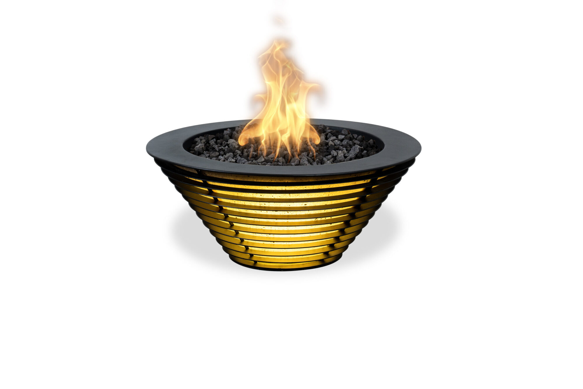 Lighthouse Series Mayport LED Fire Bowl - Yellow