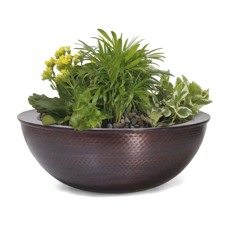 Sedona Copper Planter Bowl