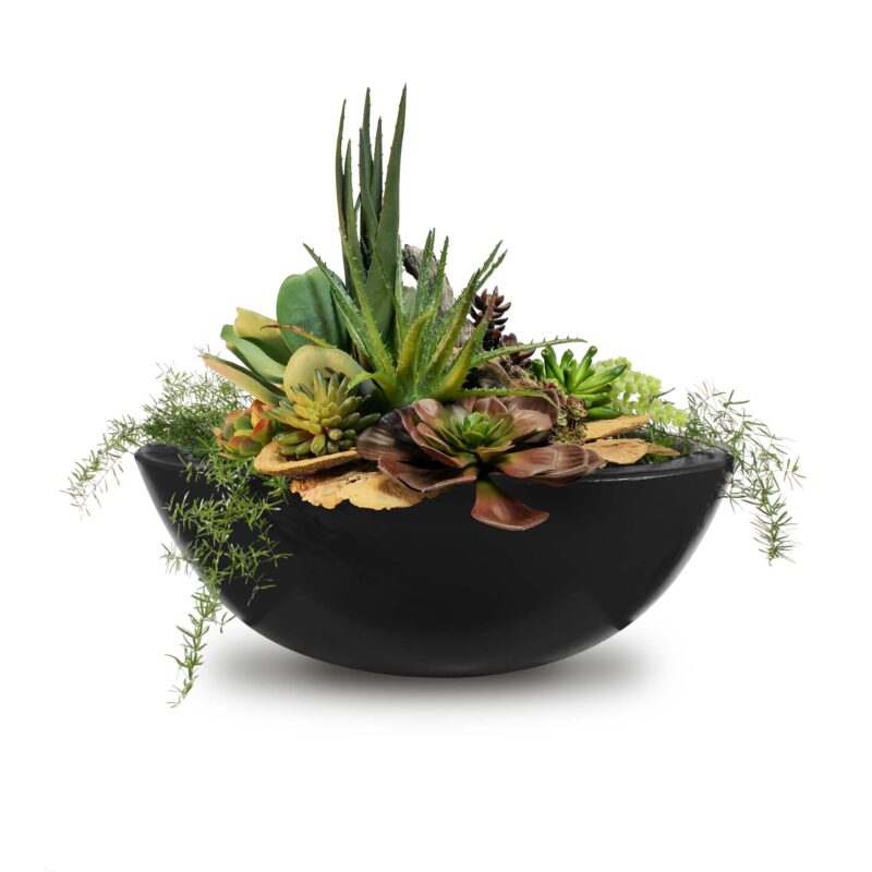 Sedona Planter Bowl - black