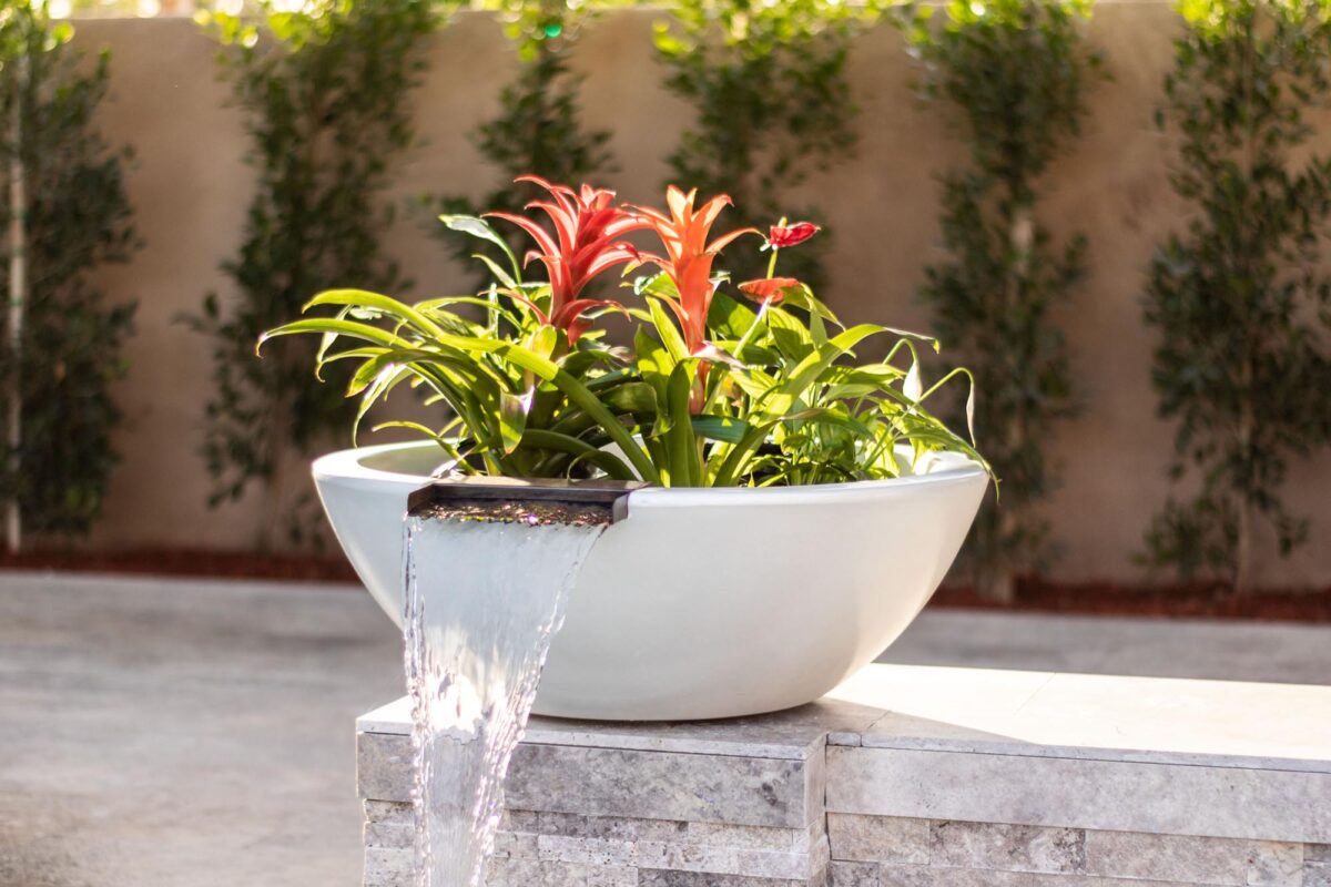 Sedona Planter and Water Bowl by The Outdoor Plus
